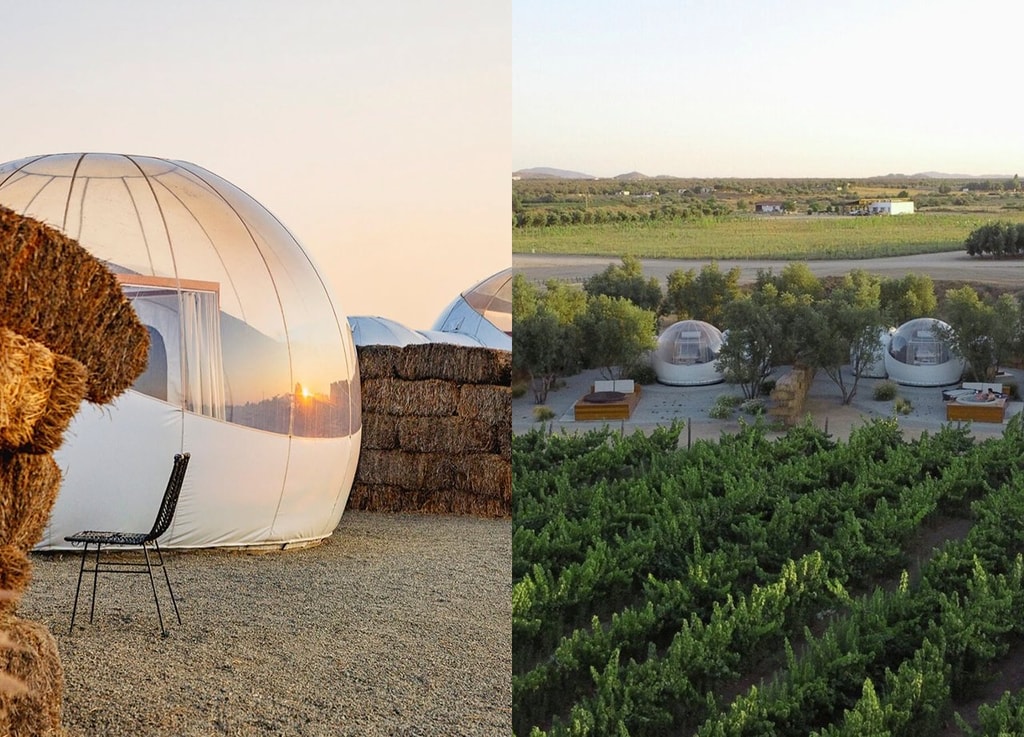 Campera Hotel Burbuja, Valle de Guadalupe.