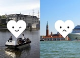 Vuelven los cruceros a Venecia y los nuevos botes eléctricos en Amsterdam: lo más y lo menos