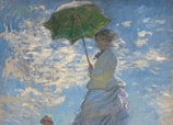Femme à l'ombrelle - Claude Monet (1875).