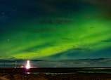 Las auroras boreales en Alaska fueron iluminadas por cohetes de la NASA