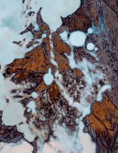 Fotos de glaciares cuando se derriten en Islandia