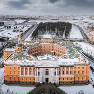 El Castillo Mijailovsky del Museo Nacional Ruso.