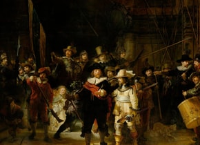 La ronda de noche obra de Rembrandt para ver una vez en la vida