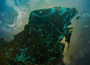 Estos cenotes nacieron por el choque de un meteorito