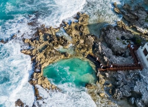 La Piscina del Rey está en el Caribe mexicano