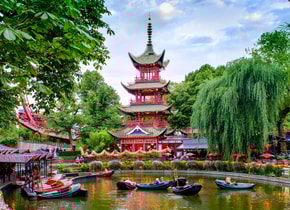 Este parque de diversiones es uno de los mejores lugares para comer en Copenhague