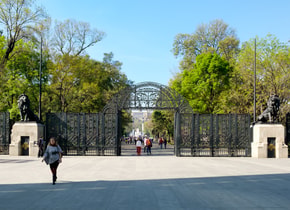 La Puerta de los Leones del Bosque de Chapultepec cerrará hasta nuevo aviso