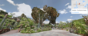 Disney Google Street View