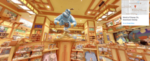 Disney Google Street View