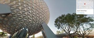 Disney Google Street View