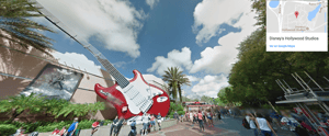 Disney Google Street View