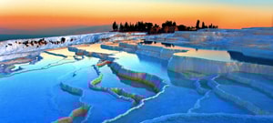 Cascadas petrificadas de Pamukkale, Turquía