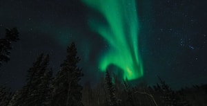 auroras boreales en Yellowknife