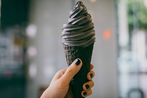 Pausa para comer helado