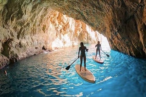 Cuevas Azules en Zakynthos, en Grecia