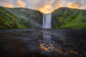 amanecer en islandia