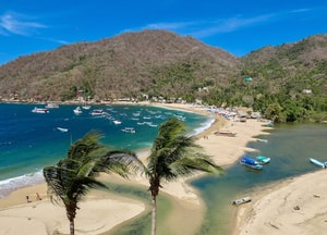 Yelapa se encuentra en la parte sur de Bahía Banderas.