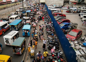 Manila es una de las ciudades con más tráfico en el mundo.