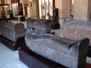 obras del Museo Egipcio de El Cairo