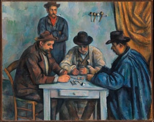 losjugadores de cartas cezanne