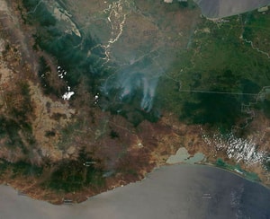 Imágenes de México desde el espacio