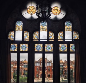 Recinto modernista Sant Pau en Barcelona