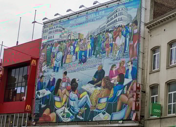 Matongé recibe su nombre por un barrio hermano en Kinshasa, capital de la República Democrática del Congo.