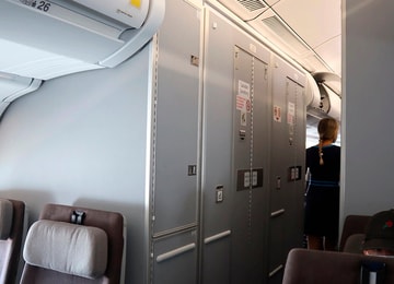¿Cuál es el mejor momento para usar el baño en un avión?