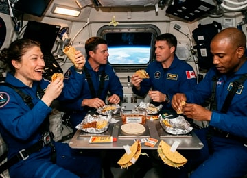 ¿Sabías que la tripulación de Artemis II comía tortillas en el espacio?