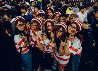 Halloween en Shibuya