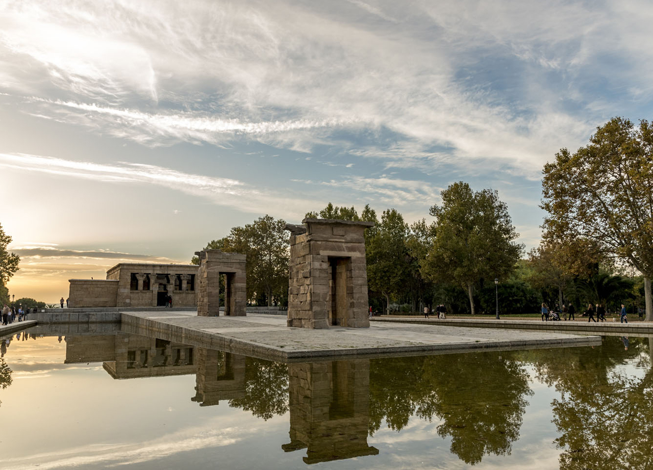 Un templo egipcio en medio de Madrid