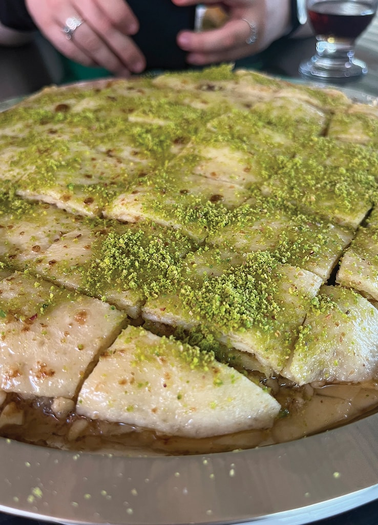 Baklava tradicional.